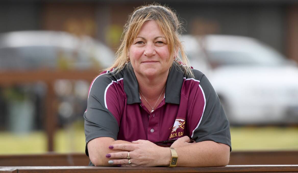 Katie Watts has been working behind the scenes at the Warrack Eagles in many different roles. Picture: SAMANTHA CAMARRI