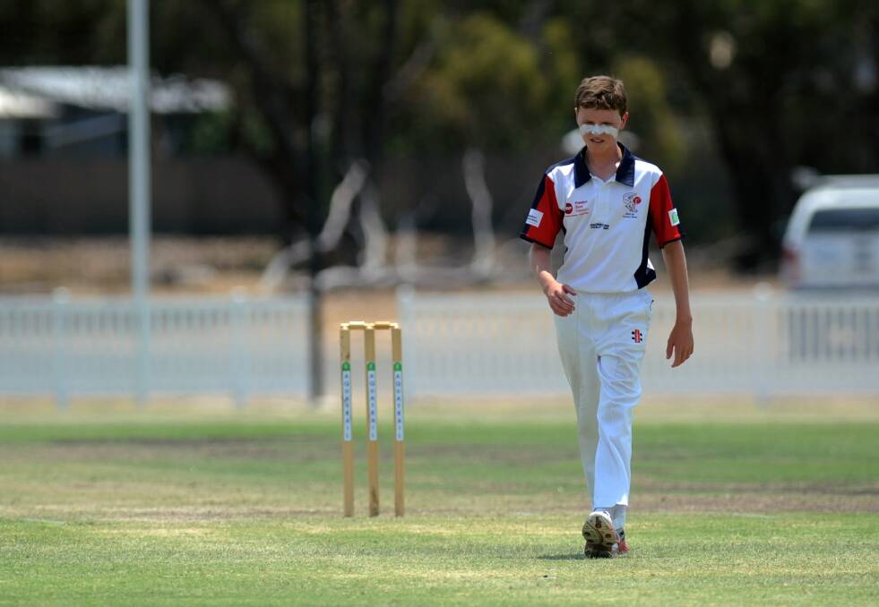 Connor Weidemann in action during the 2020 country week. Picture: MATT CURRILL
