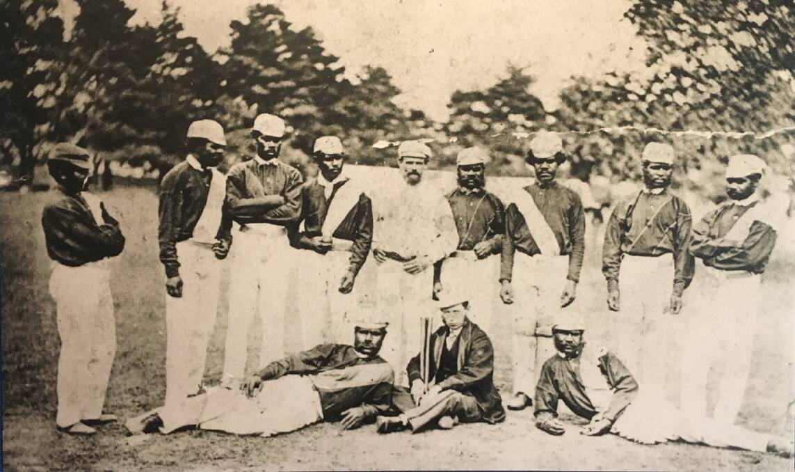 The 1868 Aboriginal cricket team became the country's first sports team to compete internationally when they took to The Oval, the very ground Australia grace in the Cricket World Cup this weekend. Picture: HARROW DISCOVERY CENTRE