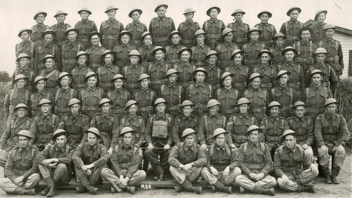 VP DAY: Horsham-based soldiers in training during the Second World War. Picture: HORSHAM HISTORICAL SOCIETY
