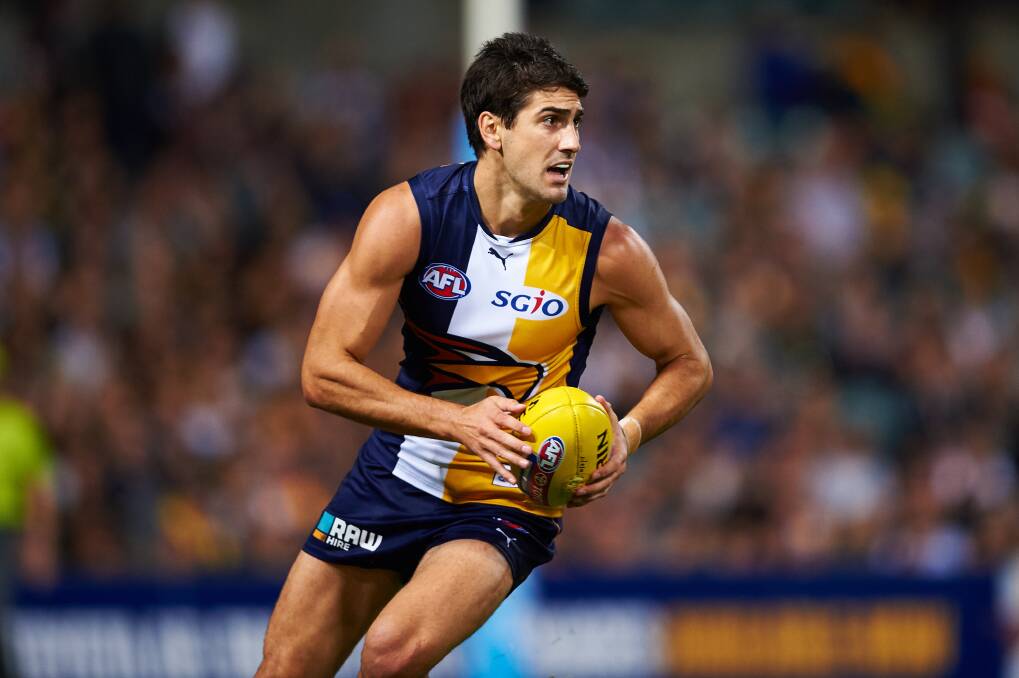 NEW ROLE: Warracknabeal export Matt Rosa, pictured playing for West Coast, has landed a new role in the WAFL. Picture: WEST COAST EAGLES