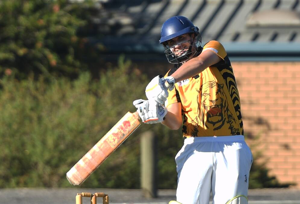 Angus Adams chipped in with 28 for the Jung Tigers. Picture: MATT CURRILL