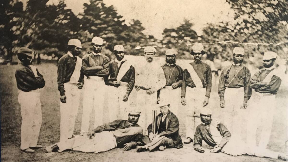 The 1868 Aboriginal cricket team became the country's first sports team to compete internationally. Picture: HARROW DISCOVERY CENTRE