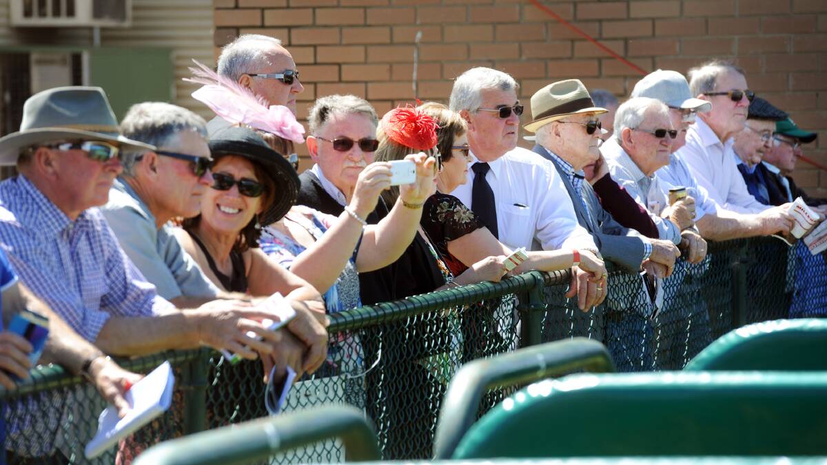 NO CROWDS: Patrons look on at the 2016 Horsham Cup. Picture: FILE