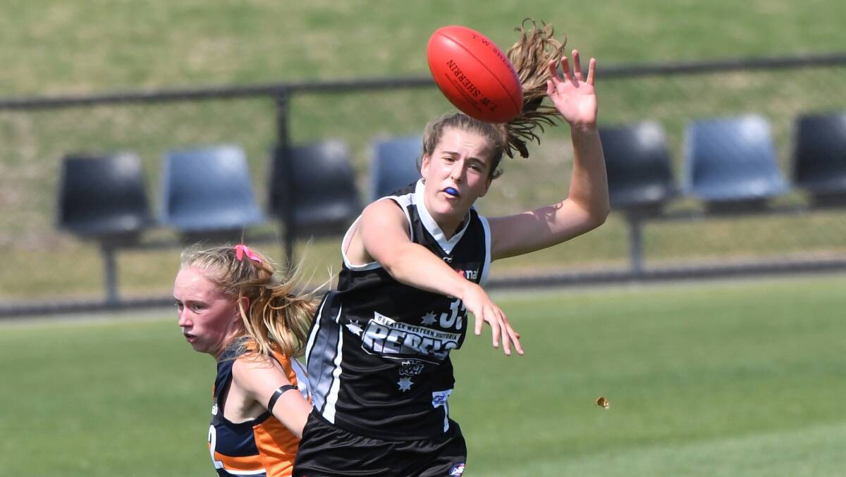 Maggie Caris playing for the Rebels. 
