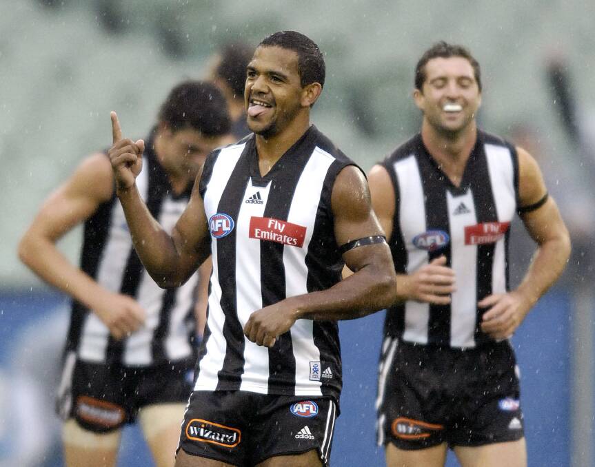 Leon Davis in action for Collingwood. Picture: FILE
