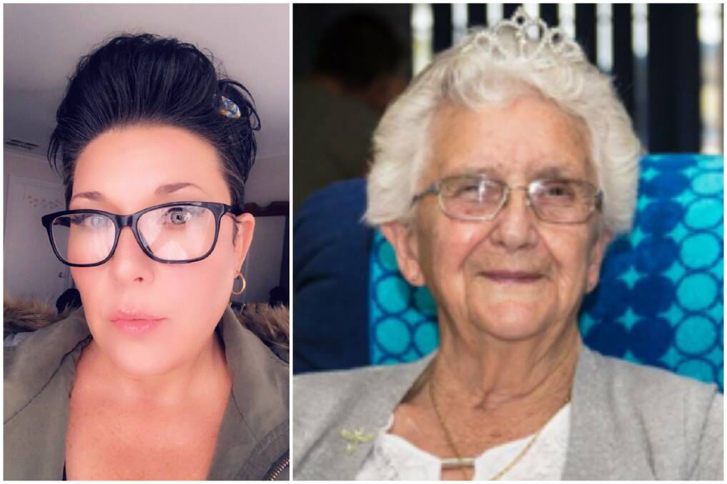 Sonia Marra and her grandmother Shirley. Pictures: CONTRIBUTED