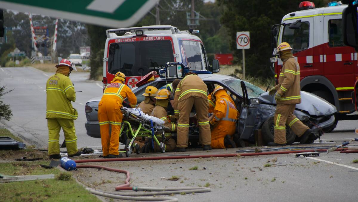 CALL OUT: CFA firefighters attended 4350 motor vehicle collisions in the year ending October 31, 2020. Picture: CFA MEDIA