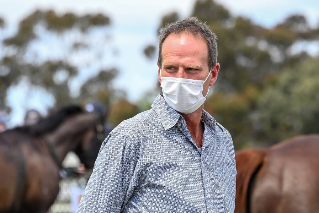 READY: Paul Preusker at the Horsham Cup. Picture: ALICE MILES/RACING PHOTOS