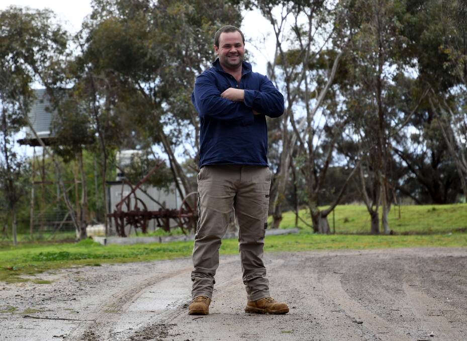Wimmera truck driver Josh Uwland faced an odd experience crossing the NSW border. Picture: MATT CURRILL