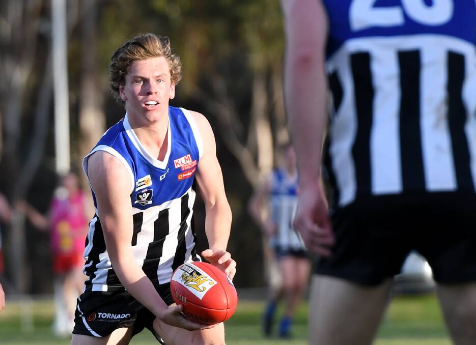 ANOTHER CRACK: Minyip-Murtoa's Jordy Delahunty is preparing for his second Wimmera Football League final, aged only 17. Picture: SAMANTHA CAMARRI