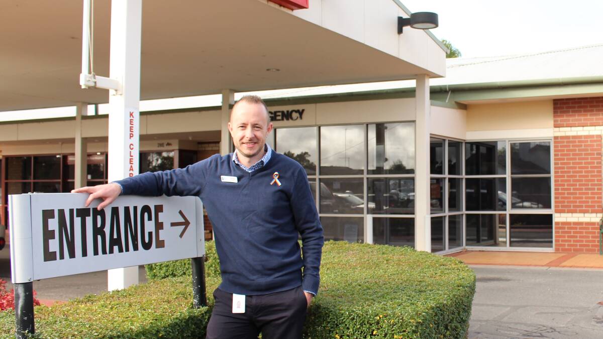 HELPING HAND: Clinical nurse specialist Jarrod Hunter has taken on the role of stroke care co-ordinator at Wimmera Health Care Group.