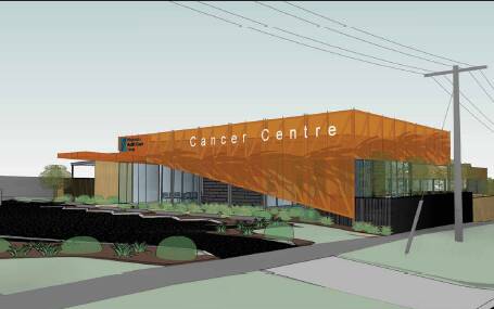 ON TRACK: A concept design for the Wimmera Cancer Centre in Horsham. Picture: CONTRIBUTED