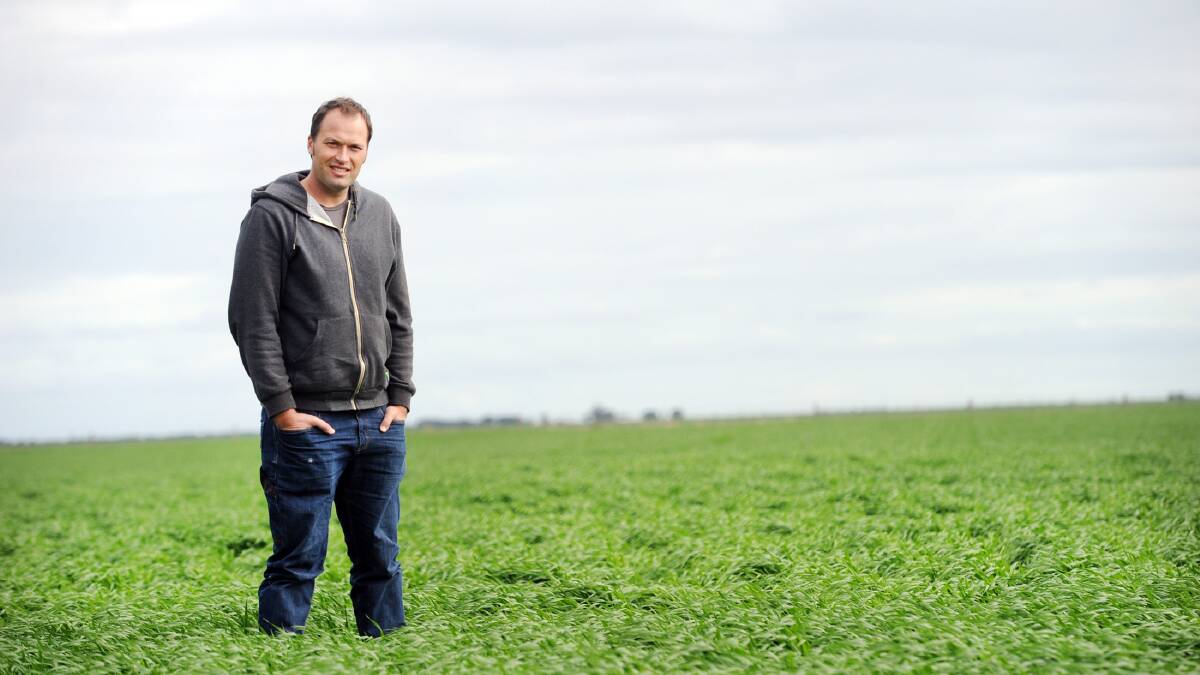 NOT FAIR: Victorian Farmers' Federation President David Jochinke says farmers are being burdened by sky-high rates. 
