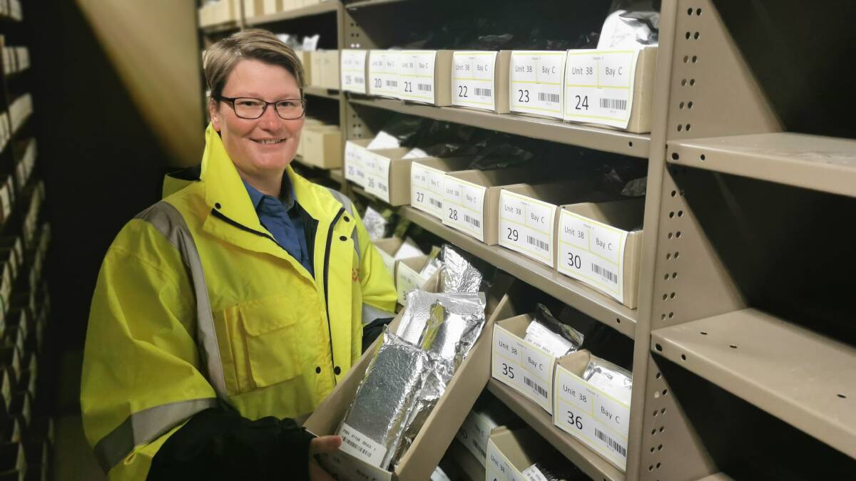 IMPORTANT WORK: Sally Norton at the Australian Grains Genebank in Horsham. Picture: AMELIA CRAFTER 