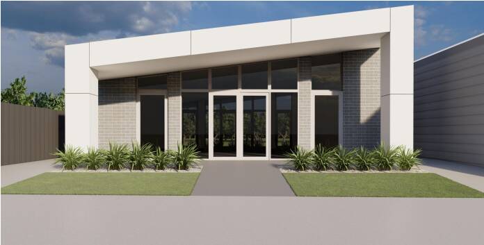 MODERN: Designs for the new Rainbow Library have been submitted as part of the project's building permit application process. Picture: Hindmarsh Shire Council 