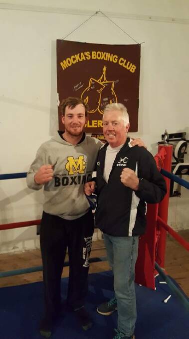 Back together: Mitchell Clark and coach Ray 'Mocka' McIntosh have teamed up again after Clark confirmed his return after an 18-month break.