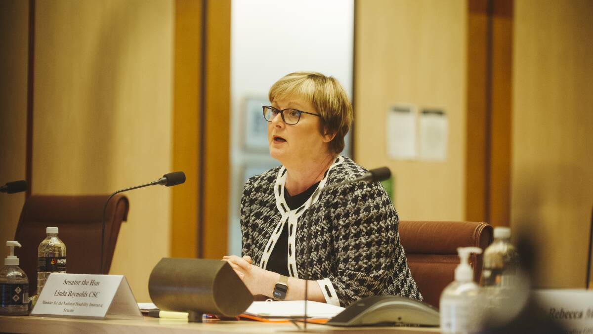 Minister for the NDIS Linda Reynolds. Picture: Dion Georgopoulos