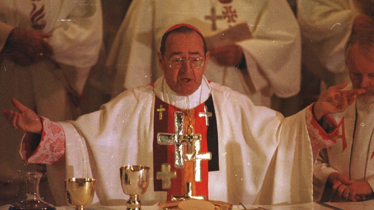 Bishop Ronald Mulkearns during his leadership of the Catholic Diocese of Ballarat.