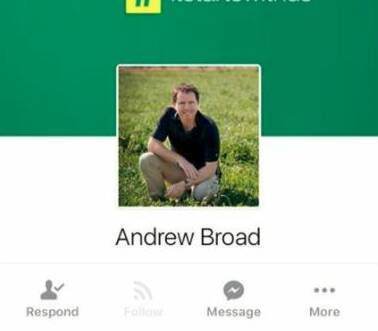 A friend request from a fake profile made up to look like Member for Mallee Andrew Broad