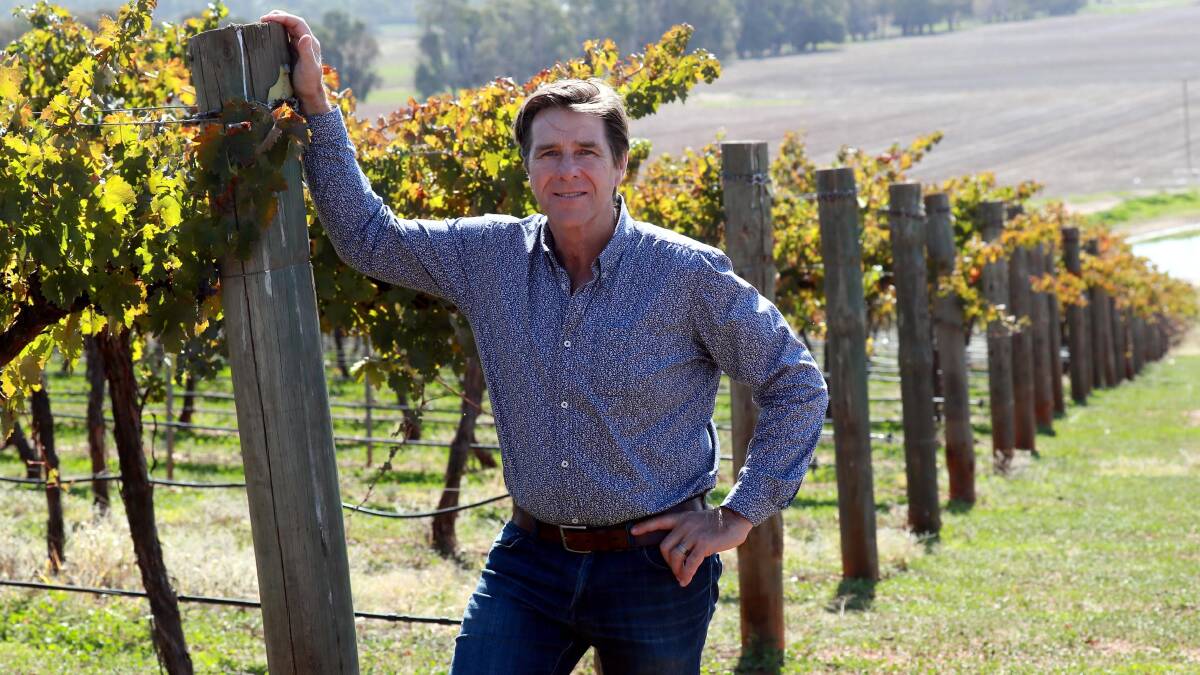 Borambola Wines managing director Tim McMullen, who said it was "disappointing" to see China continue its wine tariffs after he spend ten years developing the export market.