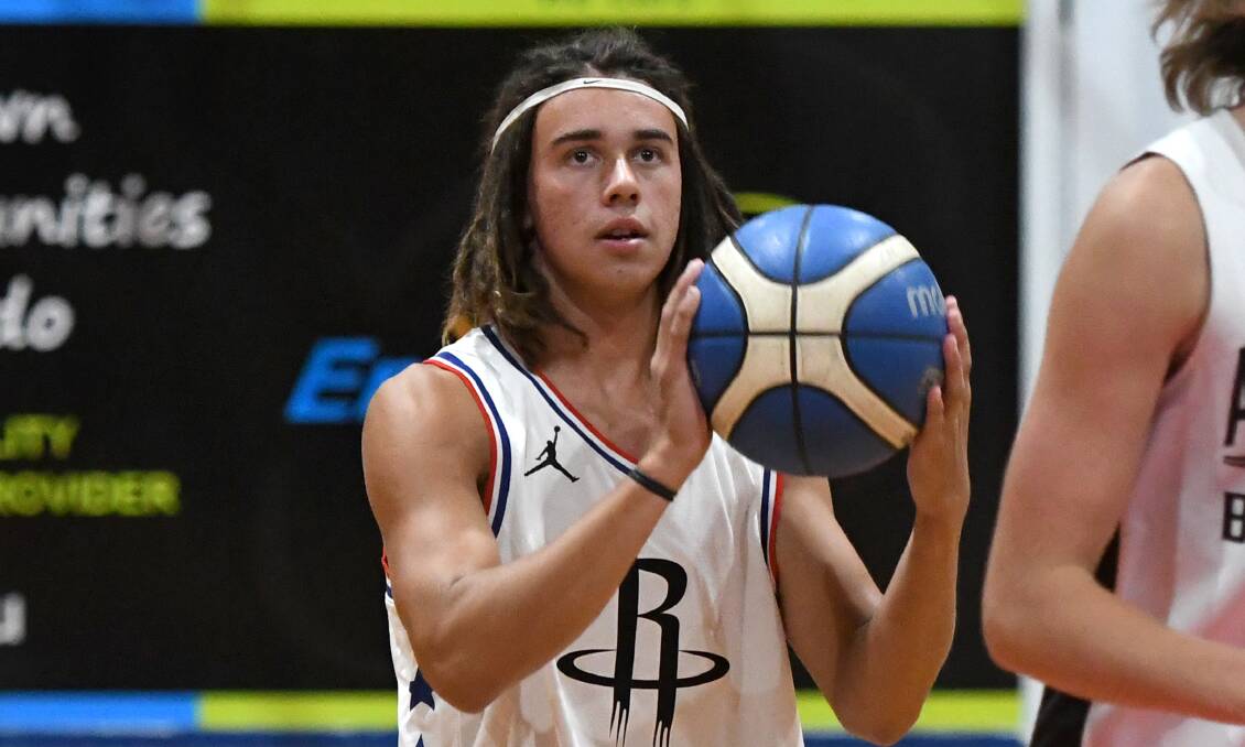 Harley Pope is locked in for the State Championships at the weekend. Pope, Sam Breuer and Austin McKenzie will provide some Horsham Hornets experience to the under-18 team. Pictures: SAMANTHA CAMARRI