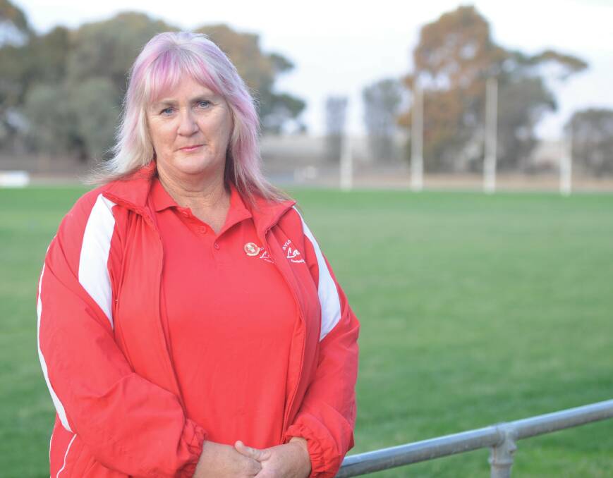 STALWART: Karen Fischer, a long serving volunteer at Taylors Lake, hoped the club can have a win on Saturday. Picture: RICHARD CRABTREE