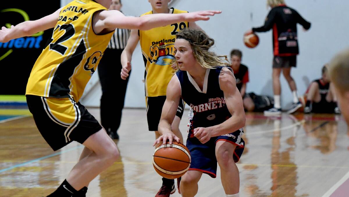 Brody Pope at the Junior Basketball Classic in Horsham in 2018.