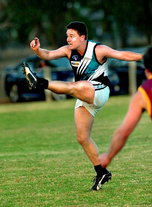 Shane Sachse in the old Edenhope-Apsley guernseys. 