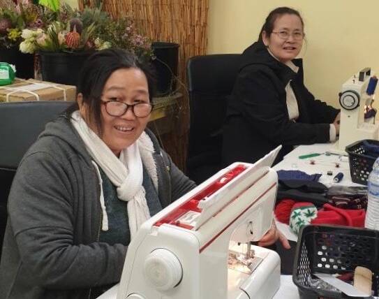 MAKING MASKS: Paw Po has seen a high demand for its handcrafted face masks. Picture: CONTRIBUTED