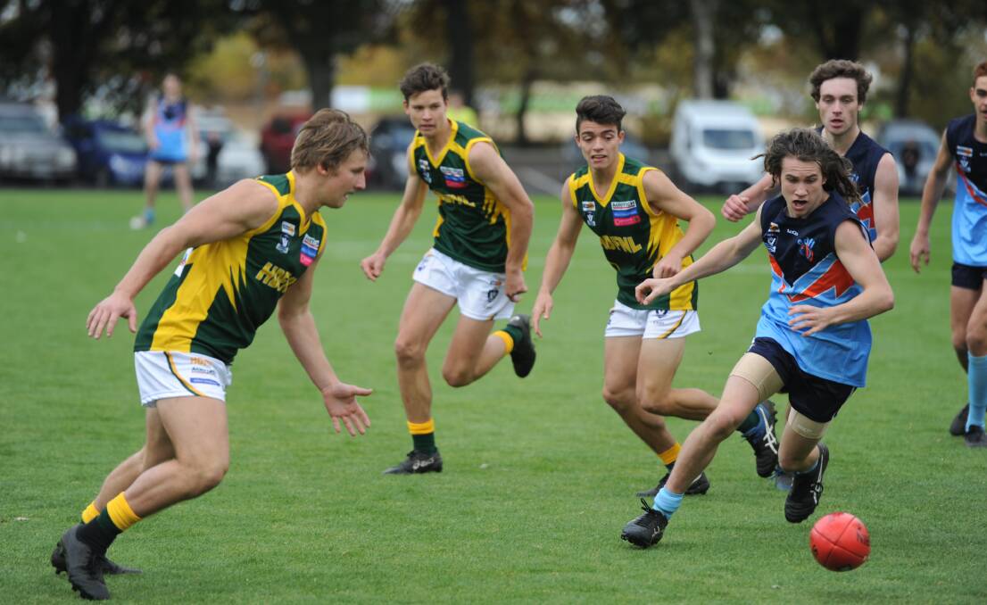 The Horsham District under-18s competing in interleague in 2018.