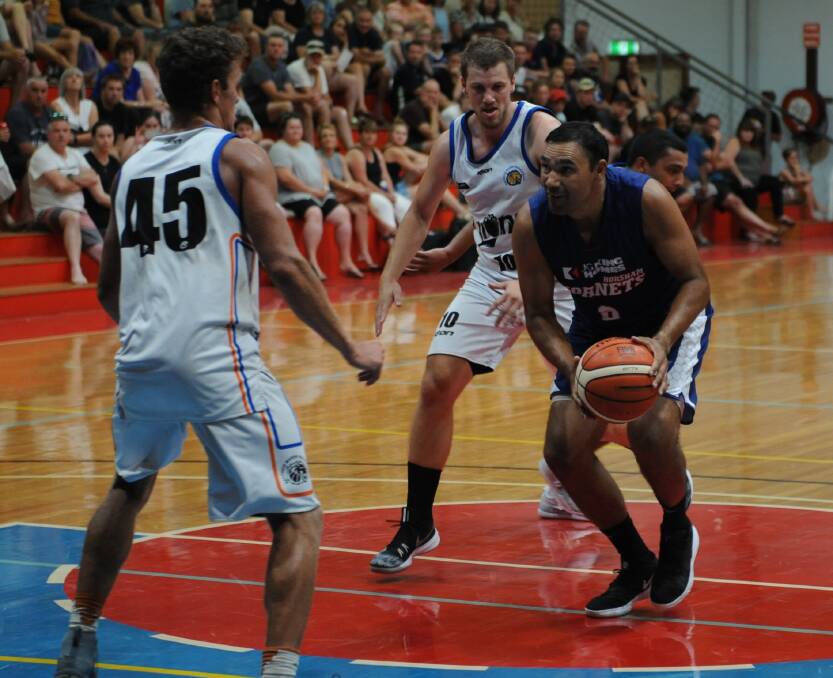Damien Skurrie missed the semi-final, stretching the Hornets big-man rotation thin.