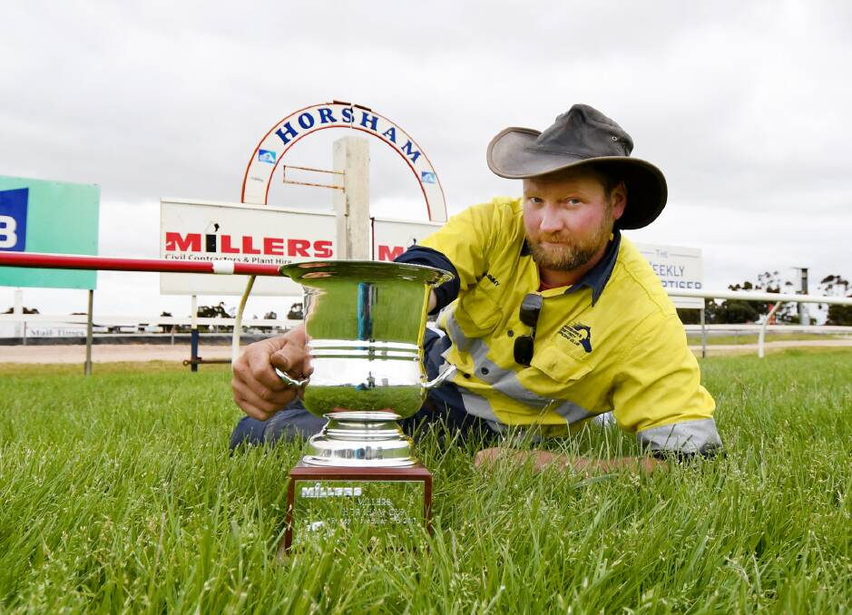 READY TO GO: Horsham Racecourse track manager James Hibberd. Picture: SAMANTHA CAMARRI