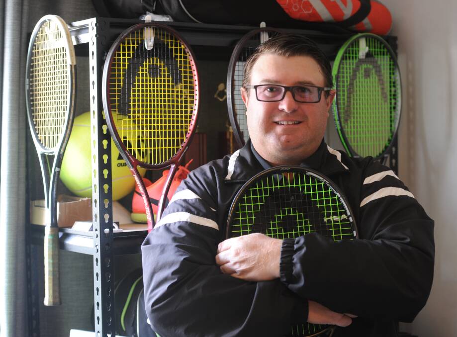 STEPPING UP: Jeremy Quast has taken on the role as president of the CWTA. Quast is a professional tennis coach in the Wimmera. Picture: RICHARD CRABTREE