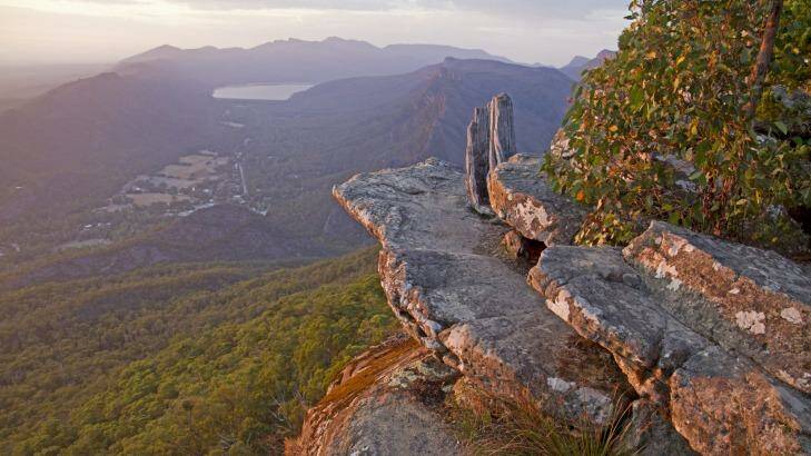 The view from Borona Lookout in the Grampians. Picture: FILE