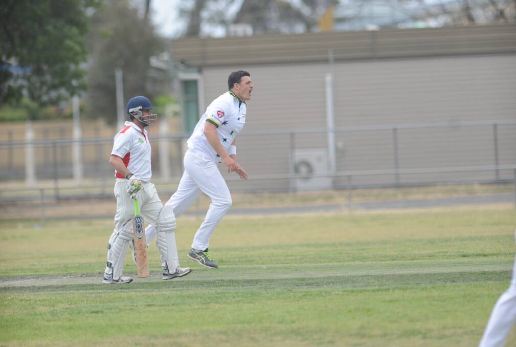 BOWLING KEY: Daniel Batson will be key for the Warriors on day two as they try to keep Laharum under 147. Picture: SAMANTHA CAMARRI