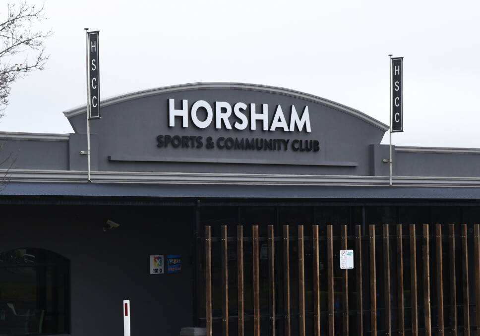 The Horsham Sports and Community Club on Baillie St, Horsham. Picture: MATT CURRILL