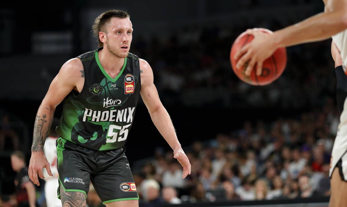 Mitch Creek has been battling injury in the back-half of the NBL season with the South East Melbourne Phoenix. Picture: SOUTH EAST MELBOURNE PHOENIX MEDIA