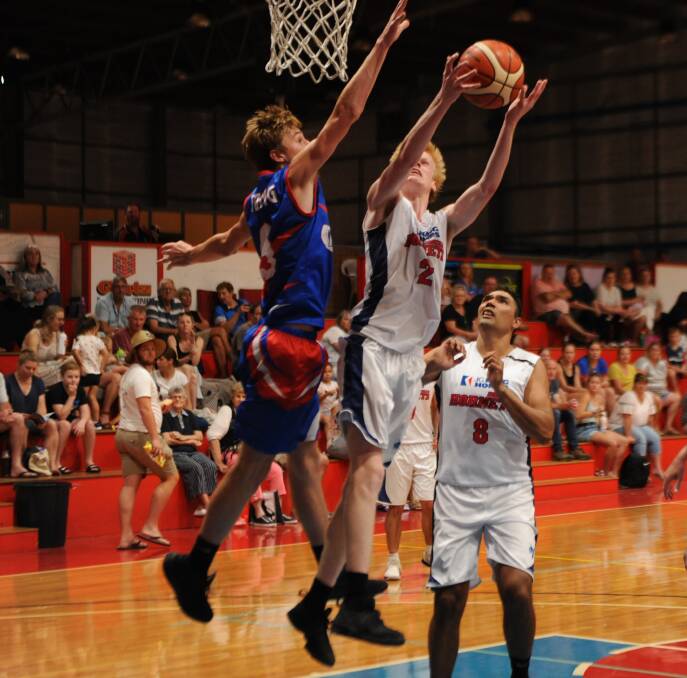 McKenzie soars with the 2018-2019 finals with the Horsham Hornets. Picture: RICHARD CRABTREE