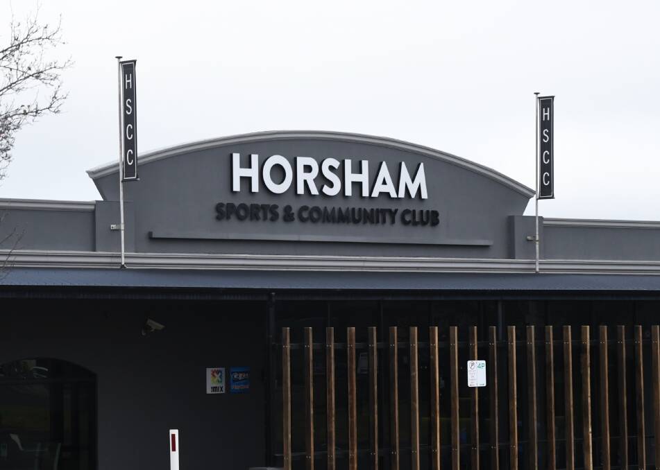 The Horsham Sports and Community Club on Baillie Street. 