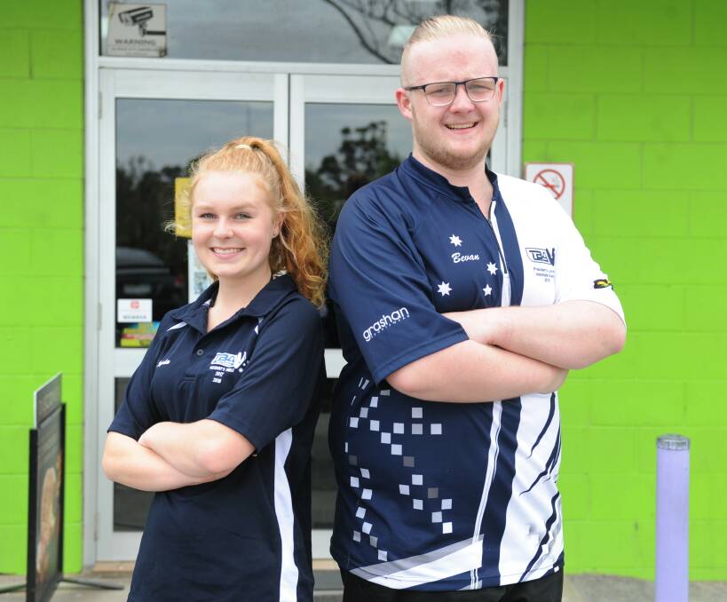 Sophie Martin and Bevan Brooke were both selected for Tenpin Bowling Australia training squad.