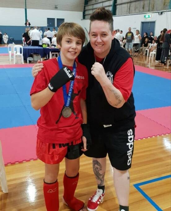 Lenny Seater and Noni Cox at the Melbourne tournament.