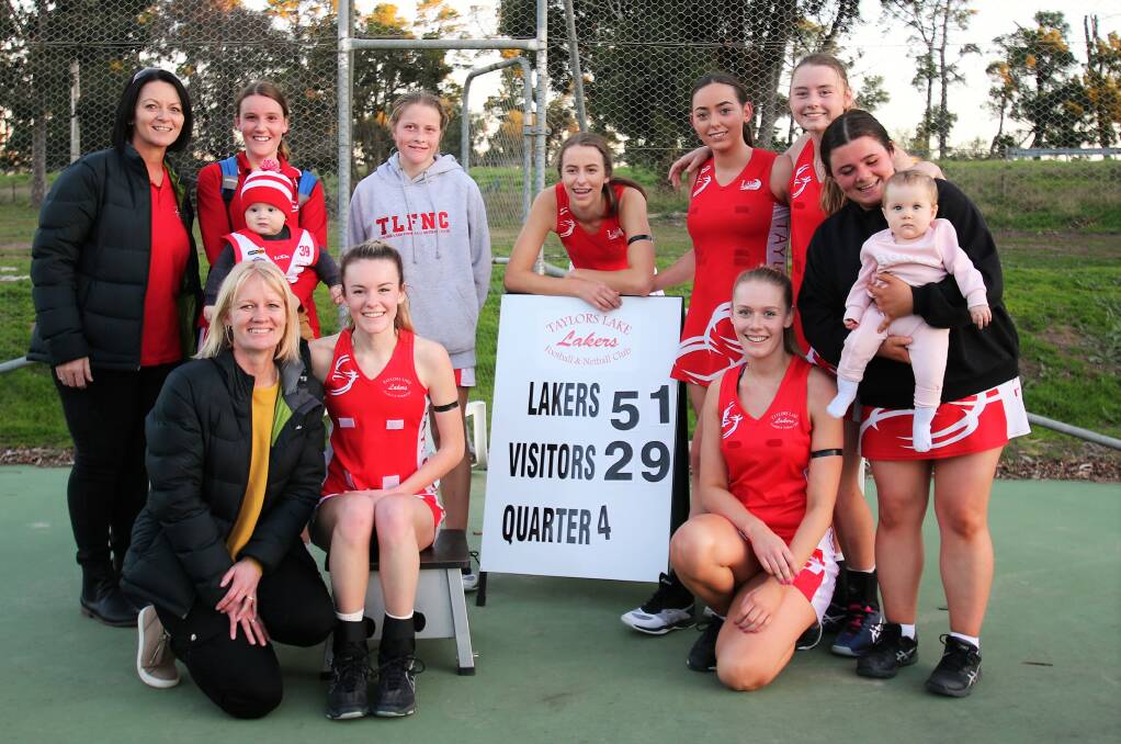 Taylors Lake celebrate an A Grade victory in 2019. Picture: RAELENE JOHNSTON