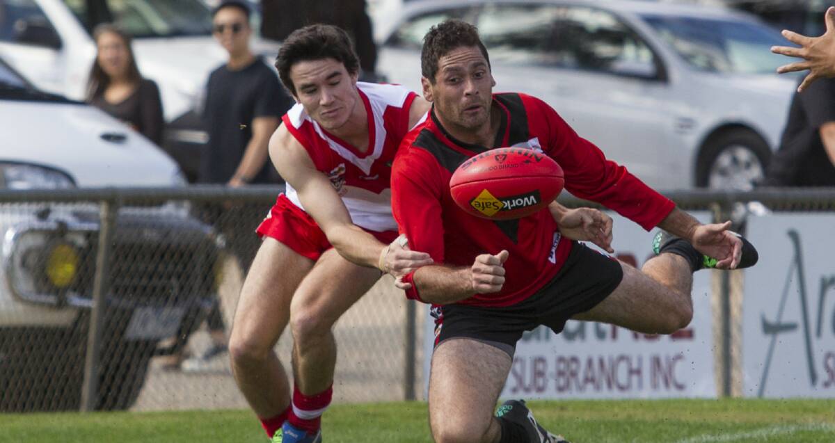 LAST TIME: Stawell's Damian Joiner. Picture: PETER PICKERING