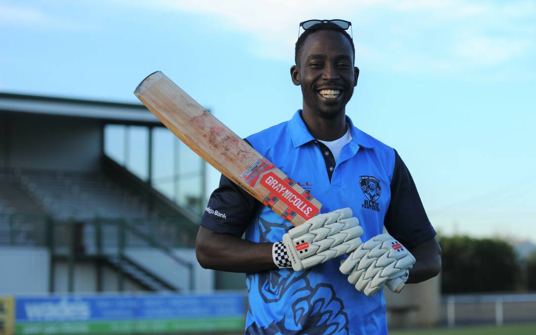READY: Mark Mbofana is determined to make an impact in the Horsham Cricket Association semi-finals this weekend. Picture: RICHARD CRABTREE