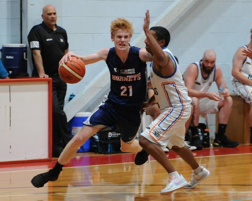 Jeremiah "Jezza" McKenzie in action for the Hornets. Picture: RICHARD CRABTREE