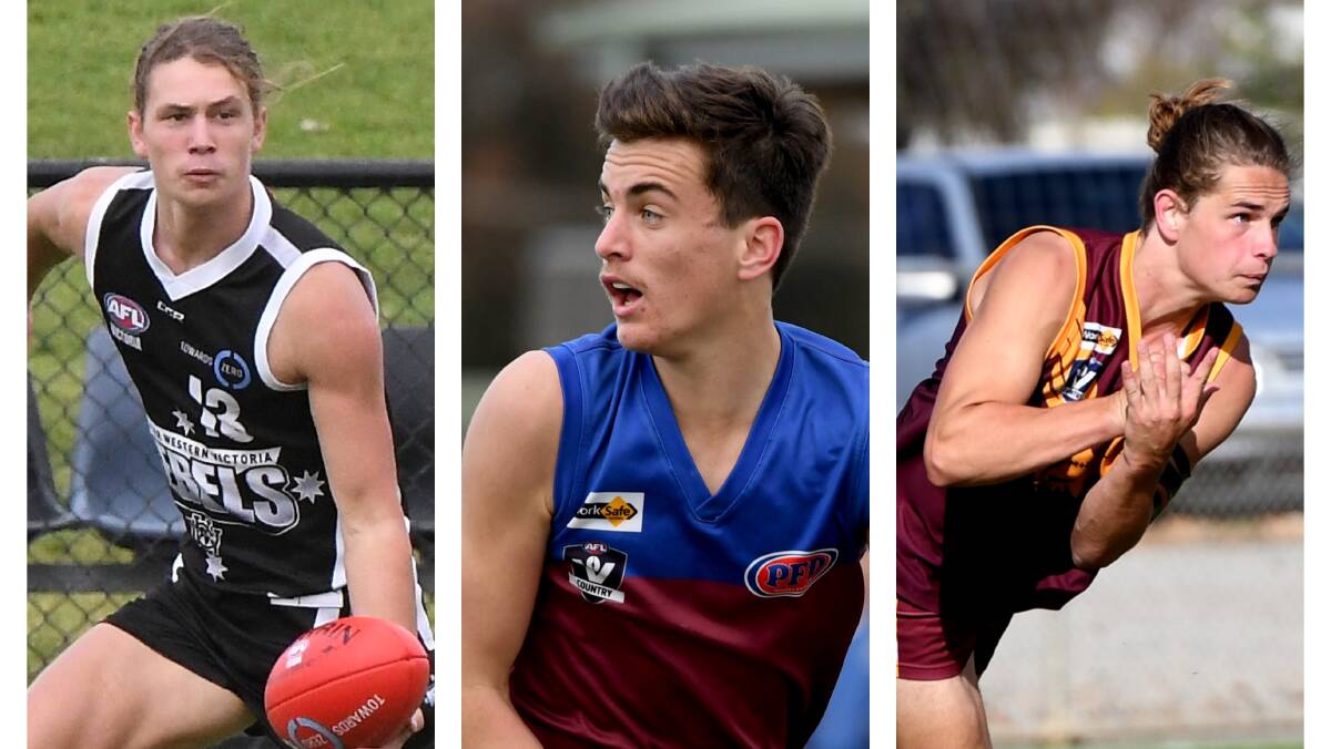 Tom Berry, Matty Lloyd and Charlie Wilson are all hoping to get drafted this week.