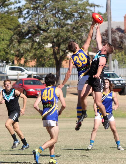 Action from the round one clash.
