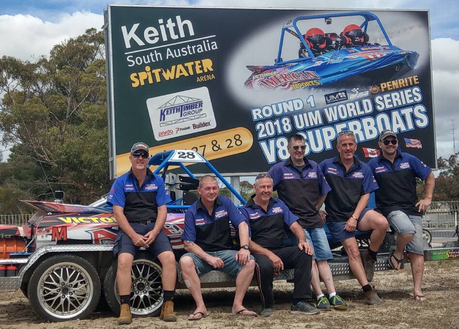 Parry and the team ahead of round 1 in Keith, SA.