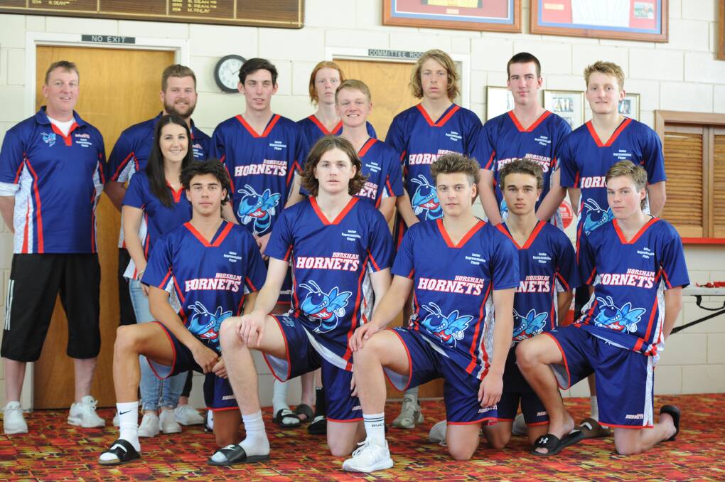 The under-18 boys claimed the title at the Horsham Junior Basketball Classic in 2019. Picture: RICHARD CRABTREE